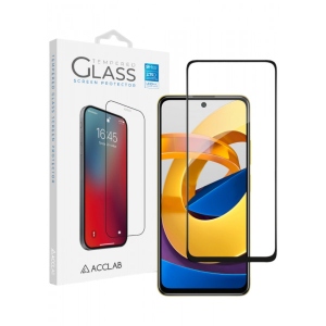 Захисне скло для смартфону ACCLAB Full Glue for Xiaomi Poco M4 Pro 5G Black (1283126518959)