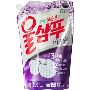 Засіб для делікатного прання Aekyung Wool Champoo Purple Lilac 1,3 л (8801046879078)