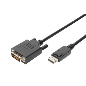 Кабель Digitus DisplayPort-DVI-D AM/AM 2 m Black (AK-340301-020-S)
