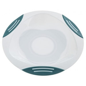 Тарілка для малюка Akuku White/Turquoise (A0524)