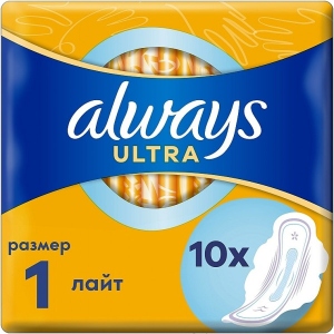 Прокладки гігієнічні Always Ultra Light з ароматом 10шт