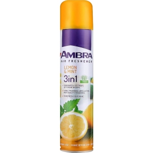 Освіжувач повітря аерозольний Ambra Lemon Mint (Лимон - м'ята) 300 мл (4770416342341)