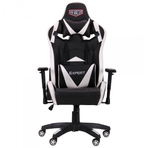 Крісло для геймерів AMF VR Racer Expert Guru Чорний з білим