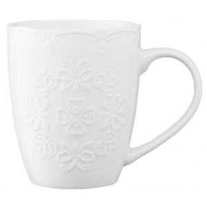 Чашка Ardesto Barocco 330 мл White (AR3458W)