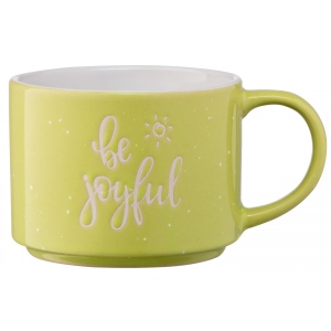 Чашка Ardesto Be Joyful 330 мл Yellow (AR3472Y)