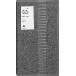 Рушник для рук Ardesto махровий Essence сірий темний 30х50 см (ART2230DG)