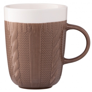 Чашка Ardesto Кnitti 330 мл Beige (AR3457BG)