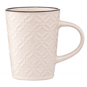 Чашка Ardesto Relief 320 мл Beige (AR3474BG)
