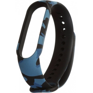 Ремінець для фітнес-браслету Armorstandart Xiaomi Mi Band 5 Khaki Blue (ARM57016)