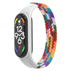 Ремінець для фітнес-браслету Armorstandart Braided Solo Loop for Xiaomi Mi Band 7/6/5/4 Pride Edition size L (ARM64939)