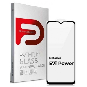 Захисне скло для смартфону Armorstandart Full Glue for Motorola E7i Power Black (ARM65481)
