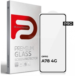 Захисне скло для смартфону Armorstandart Pro for OPPO A78 4G Black (ARM69577)