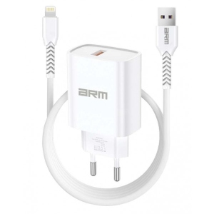 Мережевий зарядний пристрій Armorstandart AR012 1хUSB 24W with Lightning cable White (ARM69894)