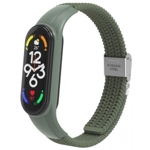 Ремінець для фітнес-браслету Armorstandart Braided Solo Loop for Xiaomi Mi Band 7/6/5/4 Khaki (ARM69905)