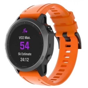 Ремінець для смарт-годинника Armorstandart Silicone 20mm for Garmin Fenix 5s/6s Orange (ARM60801)