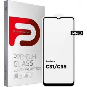 Захисне скло для смартфону Armorstandart Pro for Realme C31/C35 Black (ARM61475)