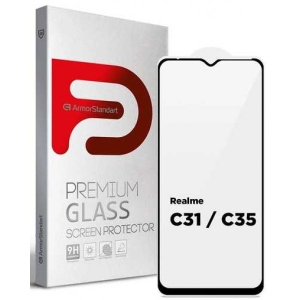 Захисне скло для смартфону Armorstandart Full Glue for Realme C31 / C35 Black (ARM62692)