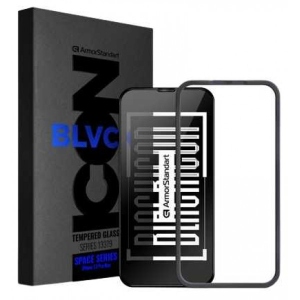 Захисне скло для смартфону Armorstandart Space Black Icon for Apple iPhone 14 Plus/13 Pro Max + Аплікатор (ARM63250)