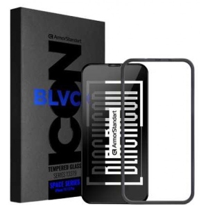 Захисне скло для смартфону Armorstandart Space Black Icon for Apple iPhone 14/13/13 Pro + Аплікатор (ARM63251)