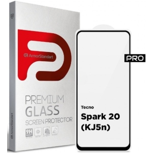 Захисне скло для смартфону Armorstandart Pro for Tecno Spark 20 (KJ5n) Black (ARM77678)