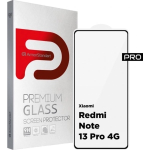 Захисне скло для смартфону Armorstandart Pro for Xiaomi Redmi Note 13 Pro 4G Black (ARM73387)