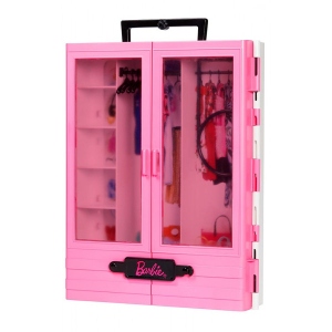 Меблі і будиночки для ляльки Barbie Рожева шафа (GBK11)