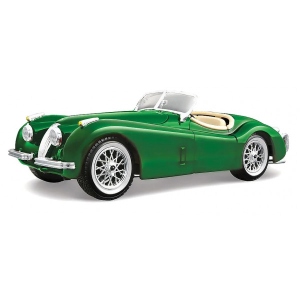 Колекційна машинка 1:24 Bburago Jaguar XK 120 (1951) (асорті вишневий, сріблястий, темно-зелений, 1:24) (18-22018)