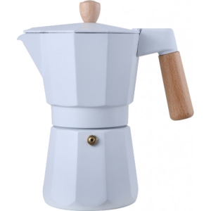 Кавоварка гейзерна Bergner Naturally 380 мл 3 чашки (BG-38195-WH)