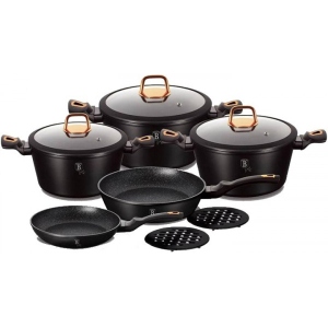 Набір посуду BerlingerHaus Black Rose Collection 10 пр. (BH 1645N)
