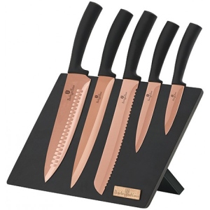 Набір ножів BerlingerHaus Metallic Line Rose Gold Edition 6 пр. (BH-2609)