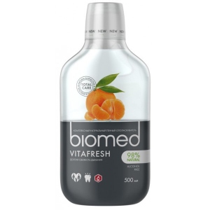 Ополіскувач для порожнини рота BioMed Vitafresh 500 мл (7640168930646) офіційний сайт