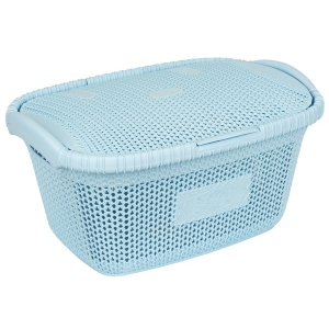 Кошик для білизни VIOLET HOUSE 1002 Виолетта Blue 28 л