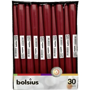 Свічка конусна Bolsius Бордо 245/24, 30шт (359744.1)
