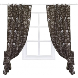 Комплект штор Прованс Breakfast brown 136х170 см (011137) фірмовий сайт