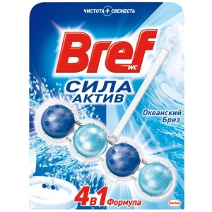 Туалетний блок Bref Сила Актив Океанская Свежесть 50 г (9000100625319) ціни