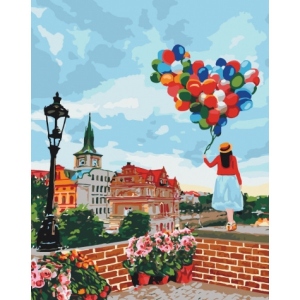 Картина за номерами Идейка Гуляючи по Празі 40 * 50см (КНО3518)