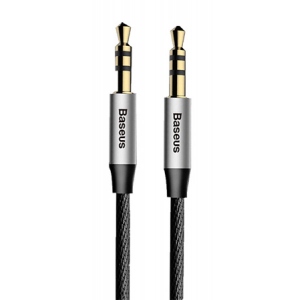 Кабель 3.5 мм -3.5 мм Baseus Jack 3.5mm Yiven Audio Cable M30 M/M 1.5m Silver/Black (CAM30-CS1)