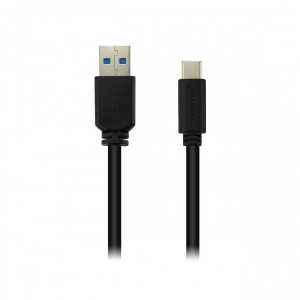 Кабель синхронізації даних Canyon Type-C USB 3.0 1m Black (CNE-USBC4B)