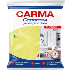 Серветка побутова Carma 3 шт. (4823098414568)