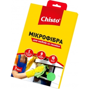 Серветка побутова Chisto з мікрофібри для меблів та техніки 1 шт. (4820164151051)