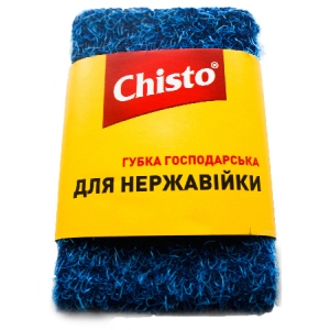 Губка для миття посуду металева Chisto 1 шт.  (4823098413790)