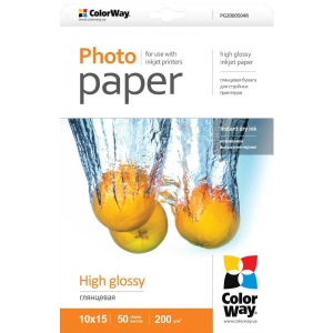 Фотопапір 10х15 Colorway 10x15 PG 200г/м-50л глянцевая Київ