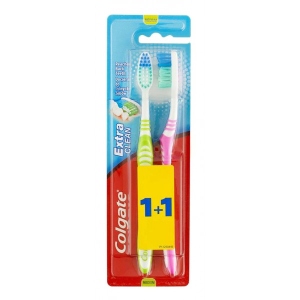 Зубна щітка Colgate Експерт чистоти середня 1+1шт фірмовий сайт