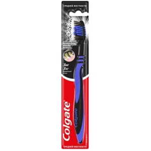 Зубна щітка Colgate Зиг Заг Деревне вугілля ціна