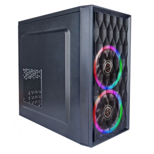 Корпус 1stPlayer D8-M-R1 Color LED Black без блока питания