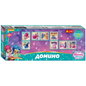 Настільна гра стратегічна (3-4 роки) Ranok-Creative Доміно. Шиммер і Шайн рус, (300685)