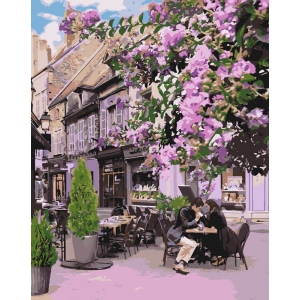 Картина за номерами Ideyka Затишний ресторанчик 40 * 50см (КНО4653)