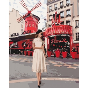Картина за номерами Идейка "Moulin Rouge" 40 * 50см (КНО4657)