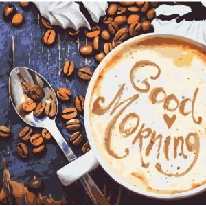 Картина за номерами Идейка "Good Morning" 40 * 40см (КНО5523) інтернет-магазин