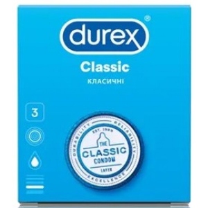 Презервативи Durex Classic 3 шт. (5010232954250)